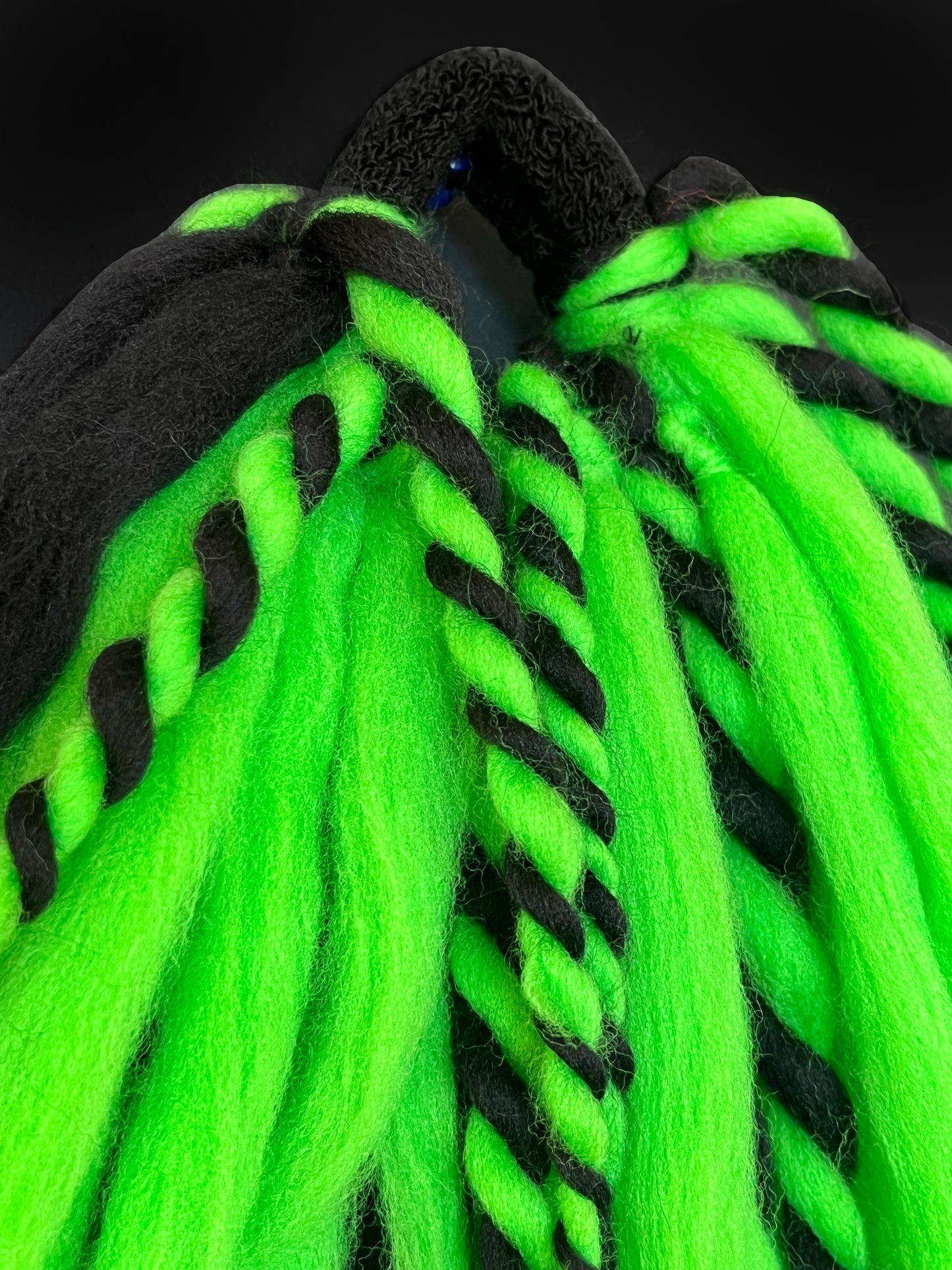 Green Neon Dreadlocks