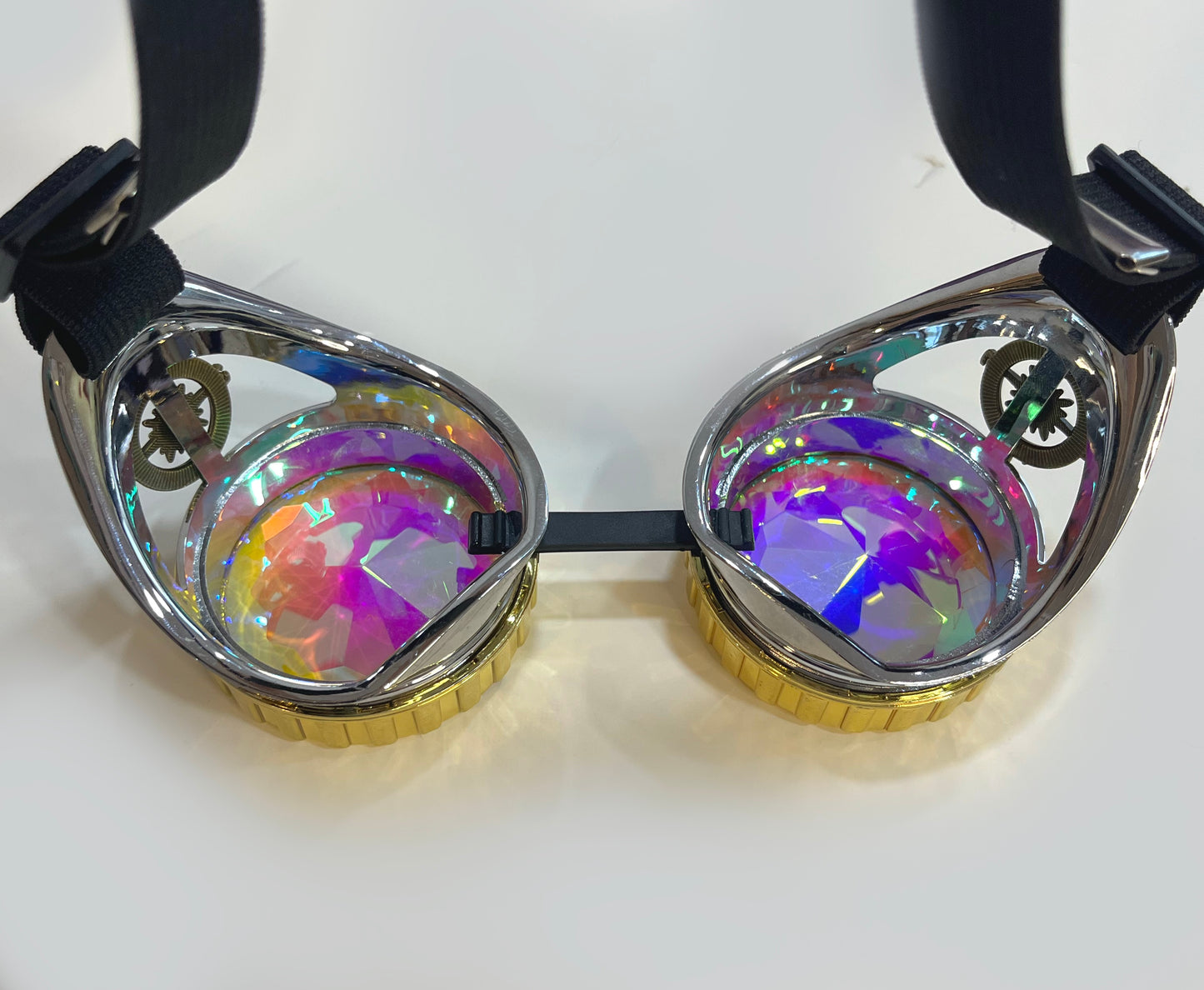 Steampunk gold goggles