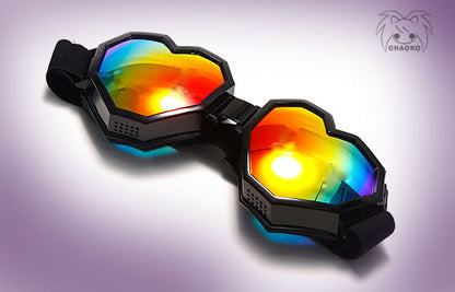 Goggle Black Heart