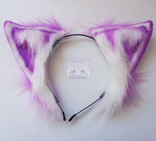 Purple Furry Ears