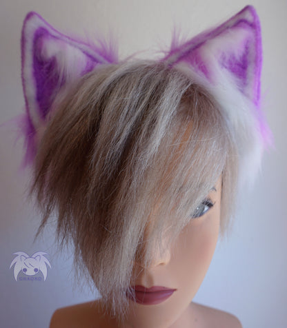 Purple Furry Ears