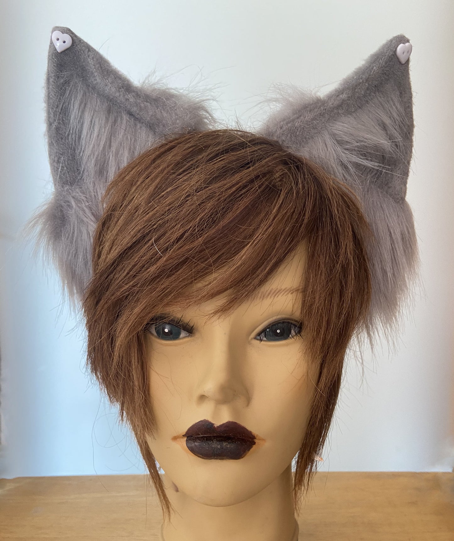 Grey Furry Ears